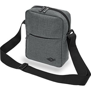 Umhängetasche Wedo 59350512, College, aus Polyester, grau