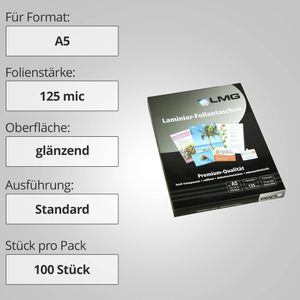 Produktbild für Laminierfolien LMG DIN A5