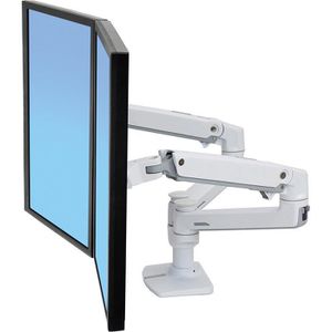 Monitorhalterung Ergotron LX, weiß, VESA 75x75 & 100x100 mm