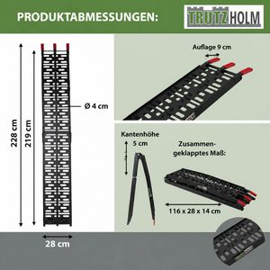 Produktbild für Auffahrrampe Trutzholm 21424901, 2 Stück