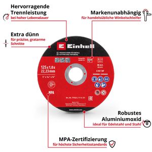 Produktbild für Trennscheibe Einhell 711522