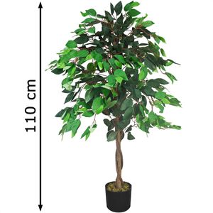 Produktbild für Kunstpflanze Decovego Ficus Benjamin