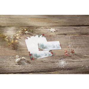 Produktbild für Weihnachtsbriefpapier Sigel DP686, Scandinavian Snow