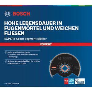 Produktbild für Multifunktionswerkzeug-Zubehör Bosch Expert ACZ 85 RD4