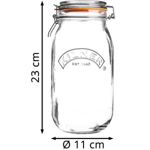 Produktbild für Einmachglas Kilner 0025.492, mit Bügelverschluss