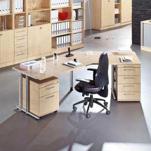 Produktbild für Rollcontainer Hammerbacher N-Serie, aus Holz, ahorn