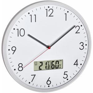 Produktbild für Wanduhr TFA 60.3048.02, Kunststoff, analog, Quarzuhr