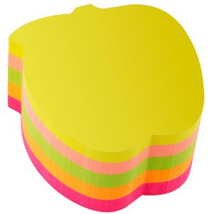 Haftnotizen D.RECT Super Sticky Notes Apfel, 110514, neon