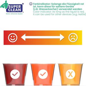 Produktbild für Entkalker SuperClean Premium, Konzentrat, mit Farbindikator