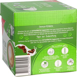 Produktbild für Kaffeekapseln Gut&amp;Günstig Cappuccino