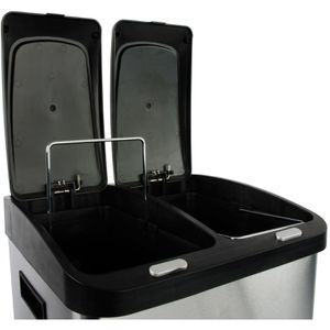 Produktbild für Mülleimer Casa-Pura James, silber