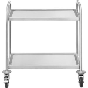 Produktbild für Servierwagen Royal-Catering RCSW-2.1, silber, aus Edelstahl