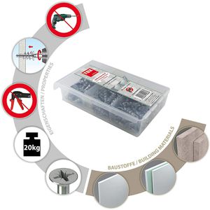 Produktbild für Schrauben-Dübel-Set Tox 094901113, Indoor Box Plus