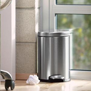 Produktbild für Mülleimer Simplehuman CW1852CB, silber