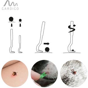 Produktbild für Zeckenhaken Gardigo Tick Remover, 2er Set