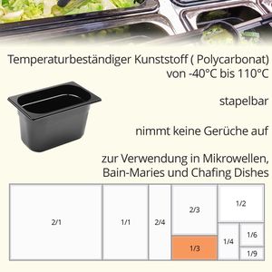 Produktbild für GN-Behälter Hendi Profi Line, 862612, GN 1/4