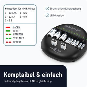 Produktbild für Akku-Ladegerät Ansmann Energy 16 Plus, 1001-0004
