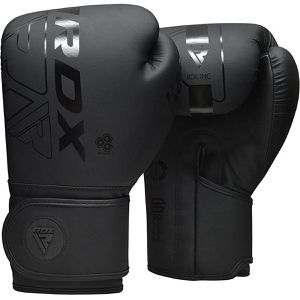 Produktbild für Boxhandschuhe RDX-Sports F6, schwarz, für Erwachsene