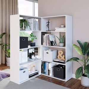 Produktbild für Bücherregal Vicco Laine, weiß