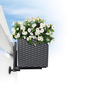 Produktbild für Blumenkastenhalterung Lechuza 19033, schwarz