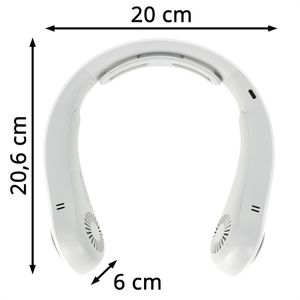 Produktbild für Ventilator JisuLife FNL04ROGY, Neck Fan 4, grau, Ø 4cm