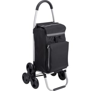 Produktbild für Einkaufstrolley Meister schwarz, klappbar
