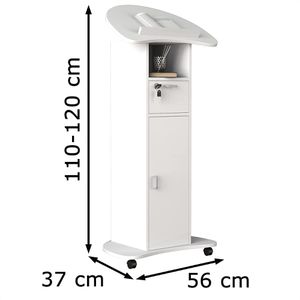 Produktbild für Stehpult VCM Redola L 918364, aus Holz