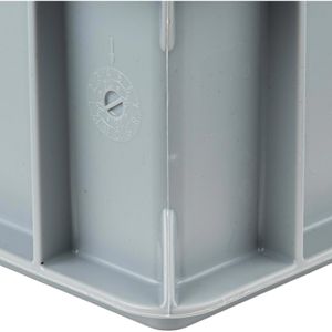 Produktbild für Eurobox Fetra 1335, grau, 28 Liter