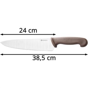 Produktbild für Kochmesser Hendi HACCP 842799, mit Kunststoffgriff braun