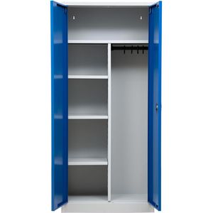 Produktbild für Mehrzweckschrank G-Office UNC.18, abschließbar, blau