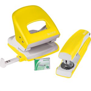 Produktbild für Locher Leitz 5095 NeXXt WOW, gelb metallic