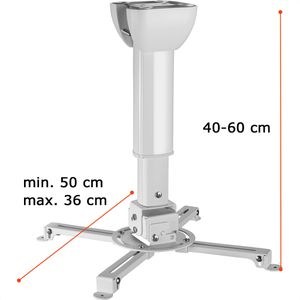 Produktbild für Beamer-Deckenhalterung Celexon MultiCel 4060 Pro, weiß