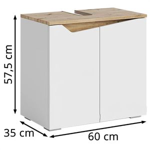 Produktbild für Waschbeckenunterschrank Vicco Marelle, stehend