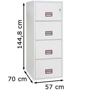Produktbild für Hängeregisterschrank Phoenix FS2274K, feuerfest