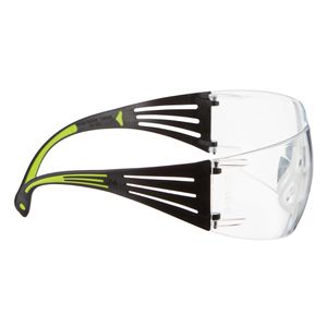 Produktbild für Schutzbrille 3M SecureFit Leseschutz, schwarz-grün,Bügelbrille