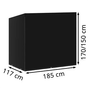 Produktbild für Gartenmöbel-Abdeckung vidaXL 48640, schwarz