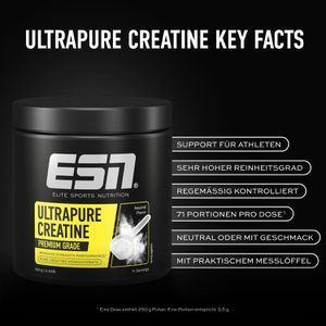 Produktbild für Kreatin ESN Ultrapure Creatine Monohydrate, Pulver