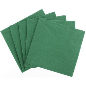 Produktbild für Servietten Papstar Daily Collection, dunkelgrün