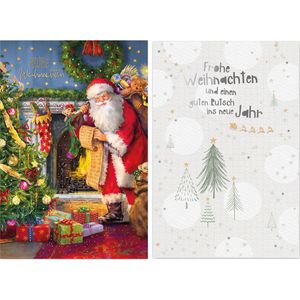 Produktbild für Weihnachtskarte Böttcher-AG modern sortiert