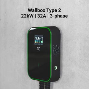 Produktbild für Wallbox Green-Cell GC EV14 PowerBox, schwarz