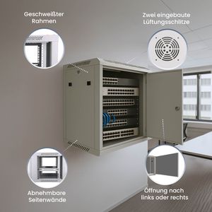 Produktbild für Netzwerkschrank Extralink Standard, EX.13001, 19 Zoll