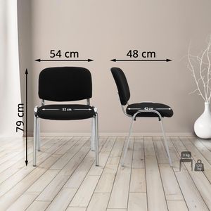 Produktbild für Besucherstuhl CLP Ken C, 152607701, stapelbar