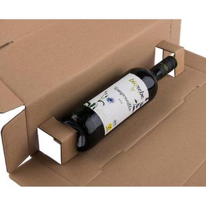 Produktbild für Flaschenkarton Bong Weinkarton, 20 Stück