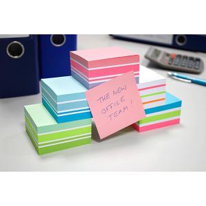 Produktbild für Haftnotizen Info Sticky Notes Cubes, 5654-70, bunt