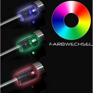Produktbild für Wegeleuchte Monzana 991590, silber, mit Solar