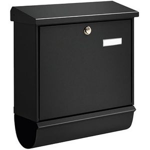 Produktbild für Briefkasten Burg-Wächter Comfort-Set 91300 schwarz, aus Stahl