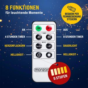 Produktbild für Christbaumkerzen Monzana 105266