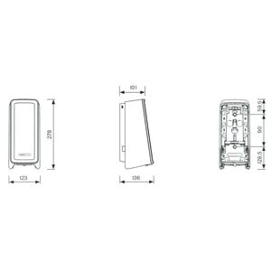 Produktbild für Seifenspender CWS PureLine Foam, 1700343