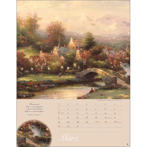 Produktbild für Bildkalender Heye 20602, Thomas Kinkade - Land im Licht, 2027