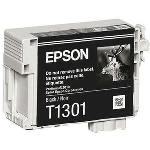 Produktbild für Tinte Epson C13T130140 Hirsch, schwarz